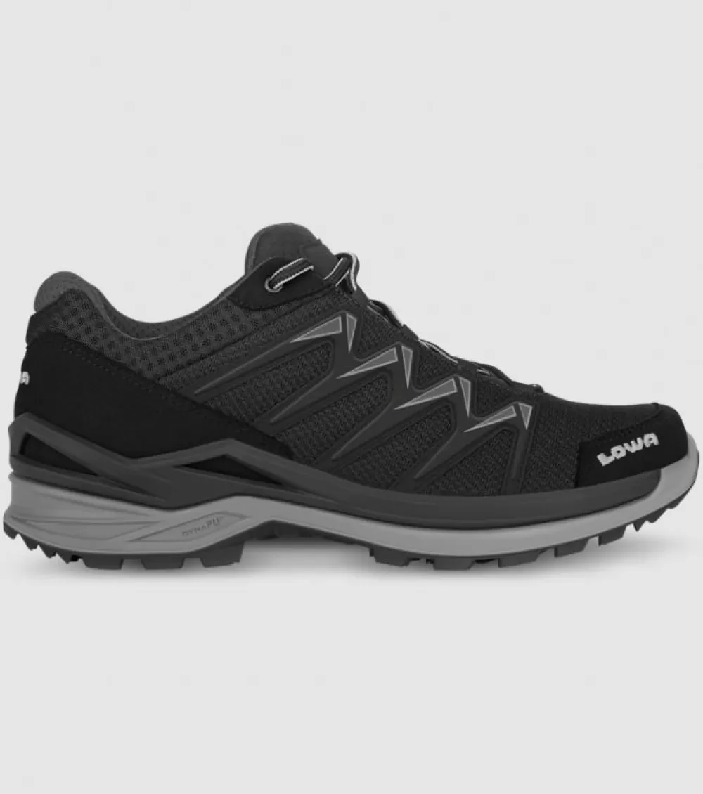 Fashion LOWA Innox Pro Gore-Tex Low Mens Black Grey