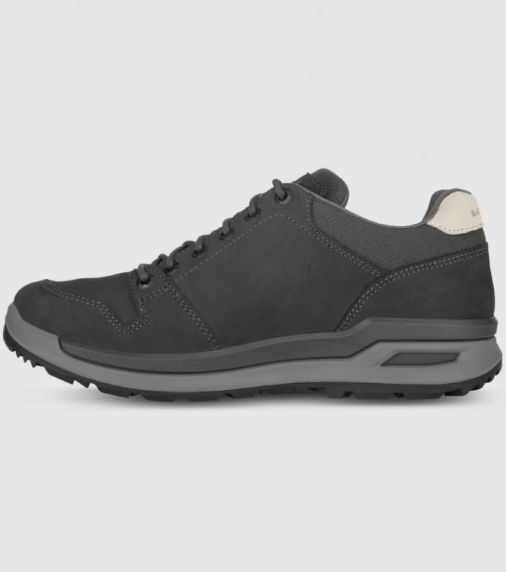 Best Sale LOWA Locarno Gore-Tex Low (2E Wide) Mens Anthracite