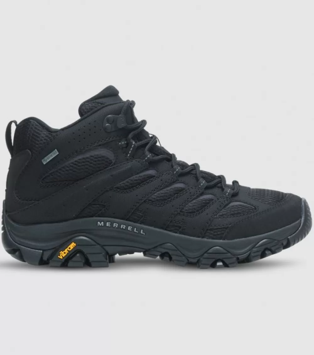 Clearance Merrell Moab 3 Synthetic Mid Gore-Tex Mens Triple Black