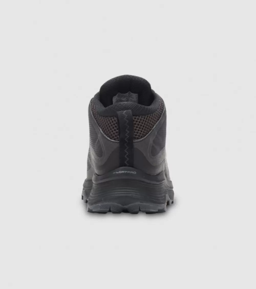 Best Merrell Moab Speed Mid Gore-Tex Mens Black Asphalt