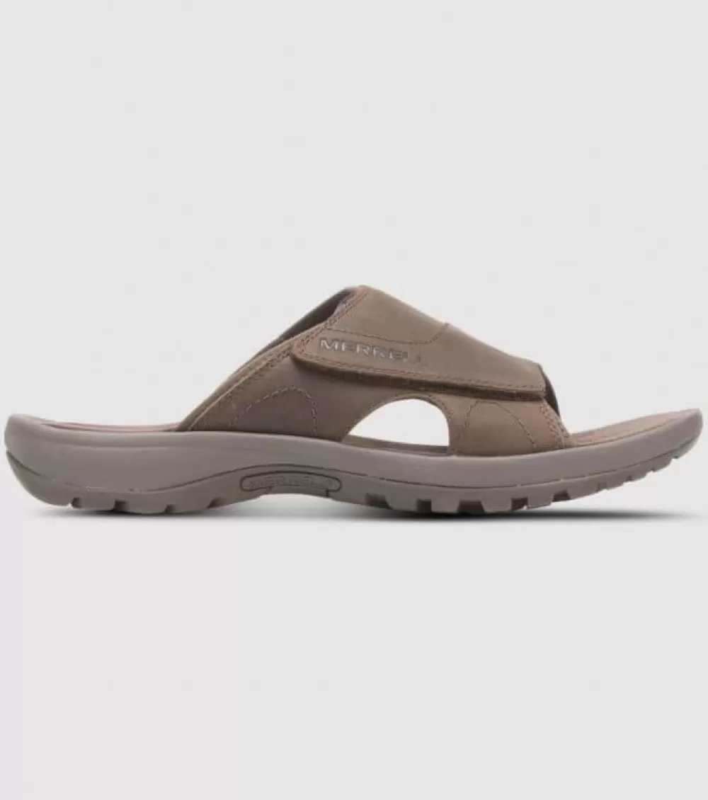 Clearance Merrell Sandspur 2 Slide Mens Earth