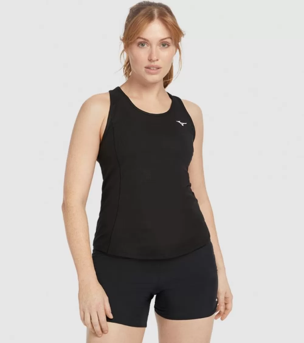 Fashion Mizuno Dry Aeroflow Tank Womens Black