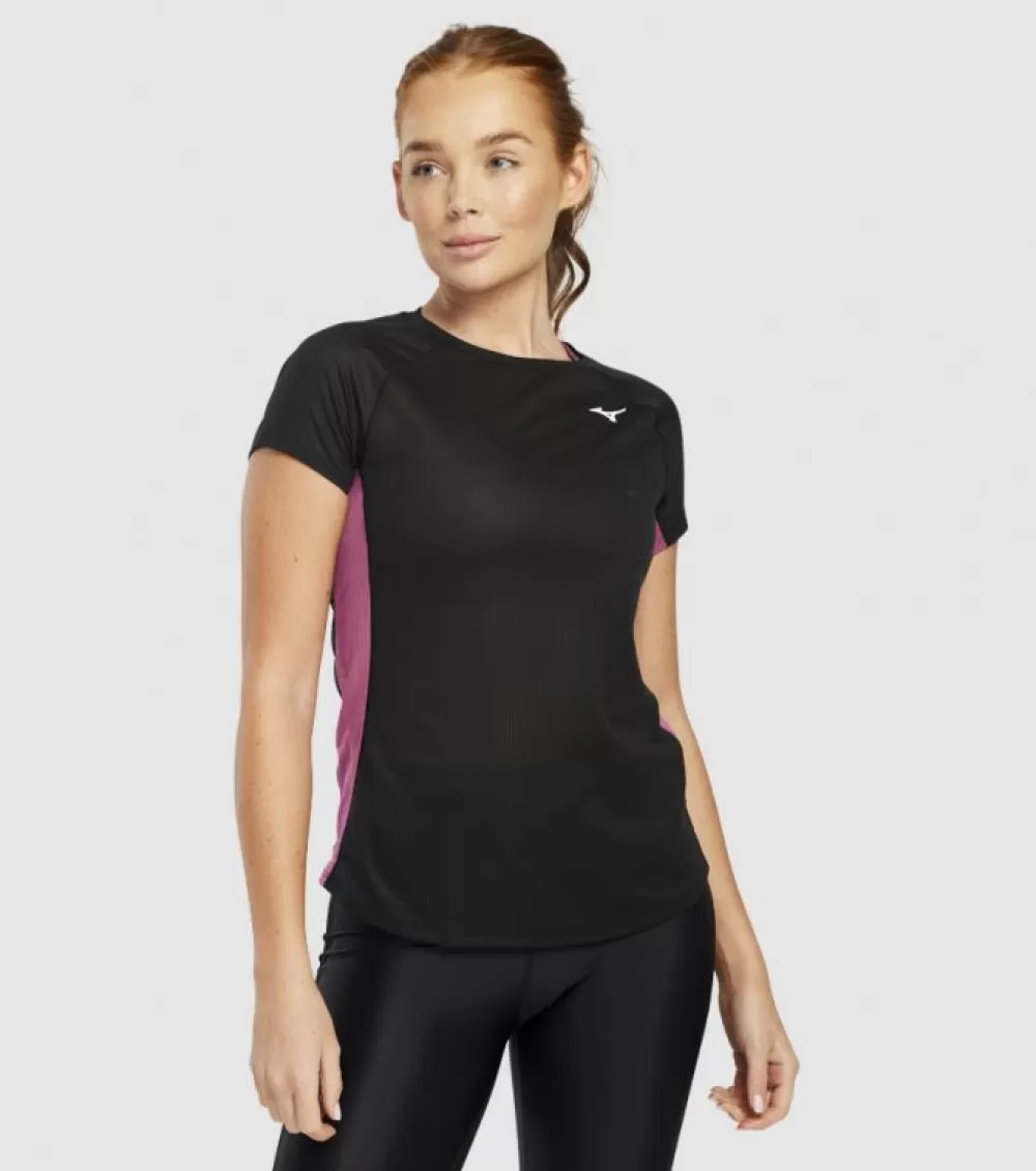 Best Mizuno Dryaeroflow Tee Womens Black