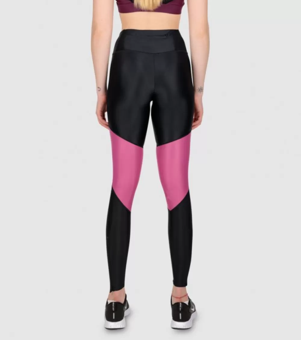 Outlet Mizuno Impulse Long Tight Womens Black Magenta Haze