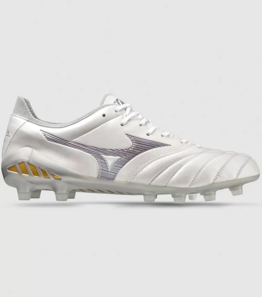 Hot Mizuno Morelia Neo Iii Elite Mens Football Boots White Hologram Cool Gray