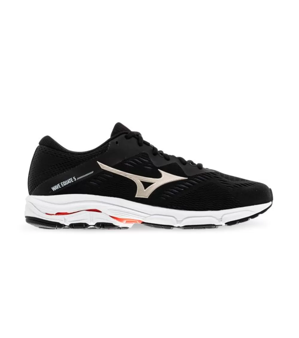 Best Mizuno Wave Equate 5 Mens Black Gold Red