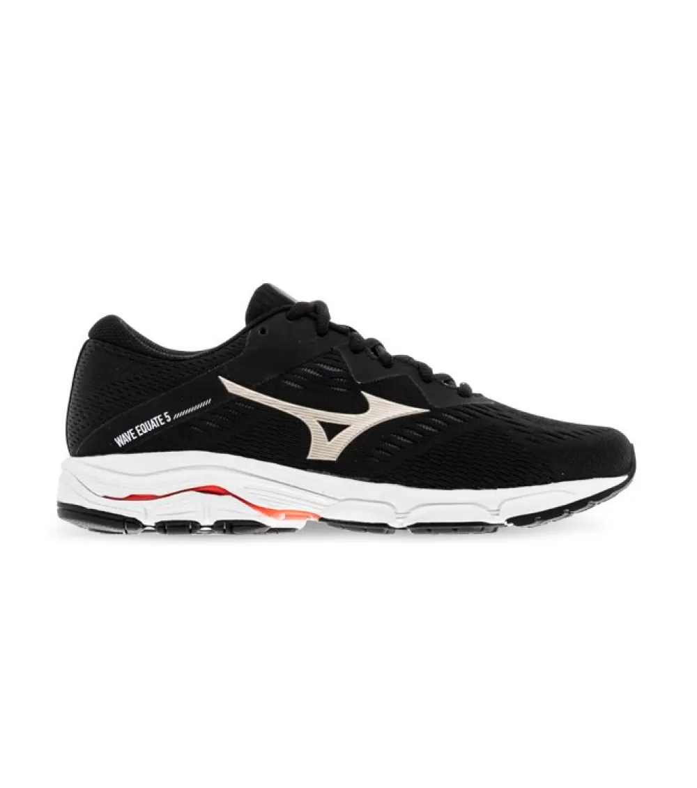 Fashion Mizuno Wave Equate 5 Womens Black Gold Red