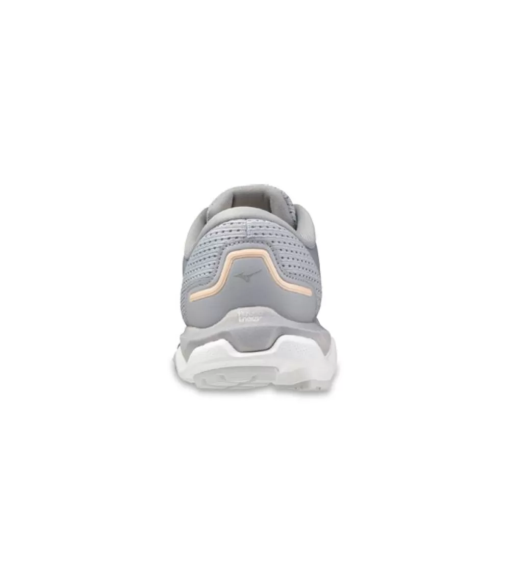 Fashion Mizuno Wave Horizon 5 Womens Sleet Barely Blue Tender Peach