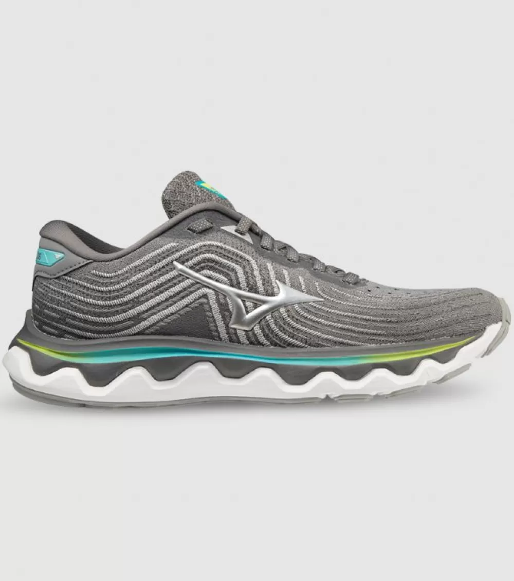 Flash Sale Mizuno Wave Horizon 6 Womens Ultimate Gray Silver Blue Curacao