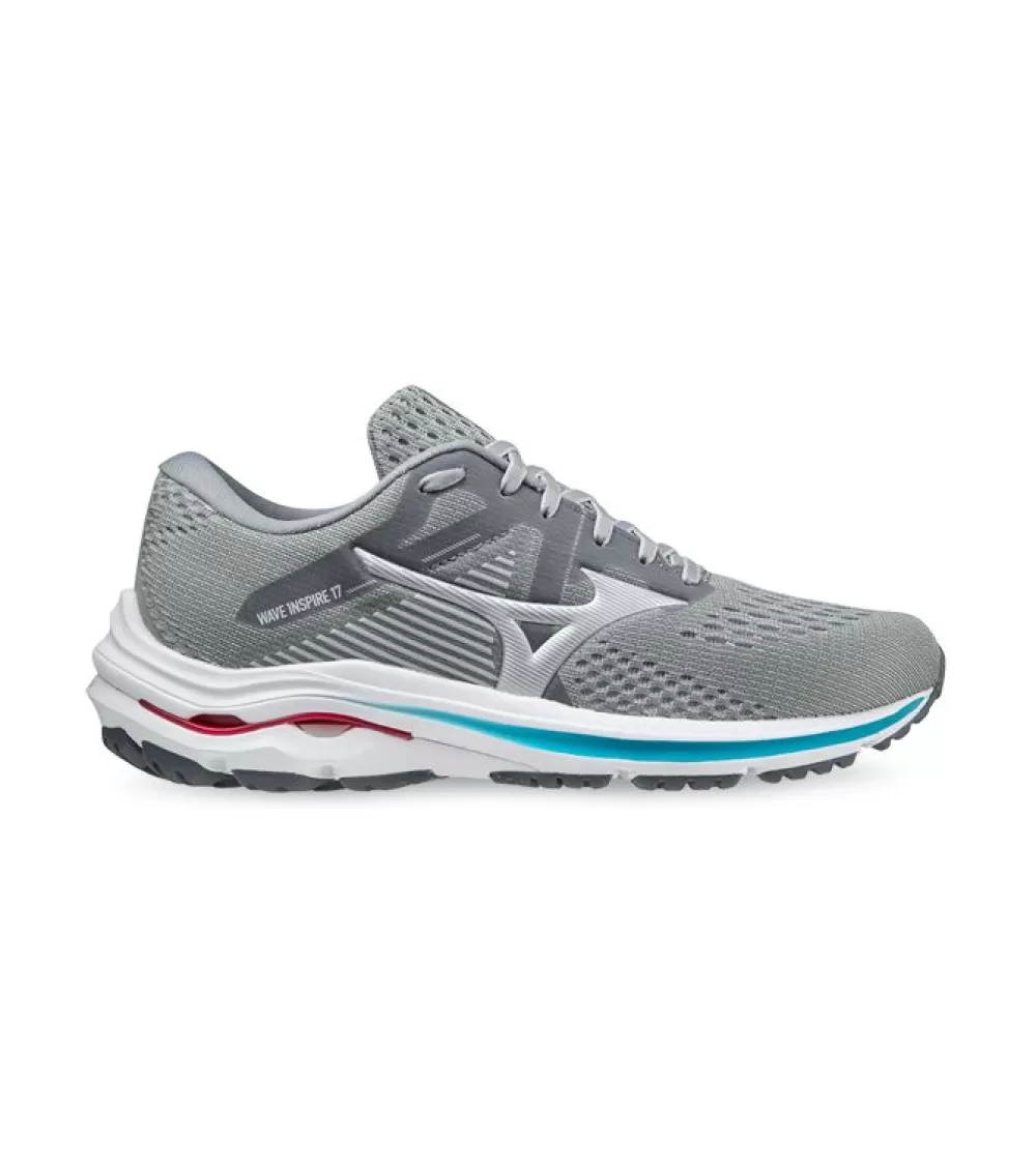 Best Sale Mizuno Wave Inspire 17 Womens Griffin Lake Blue