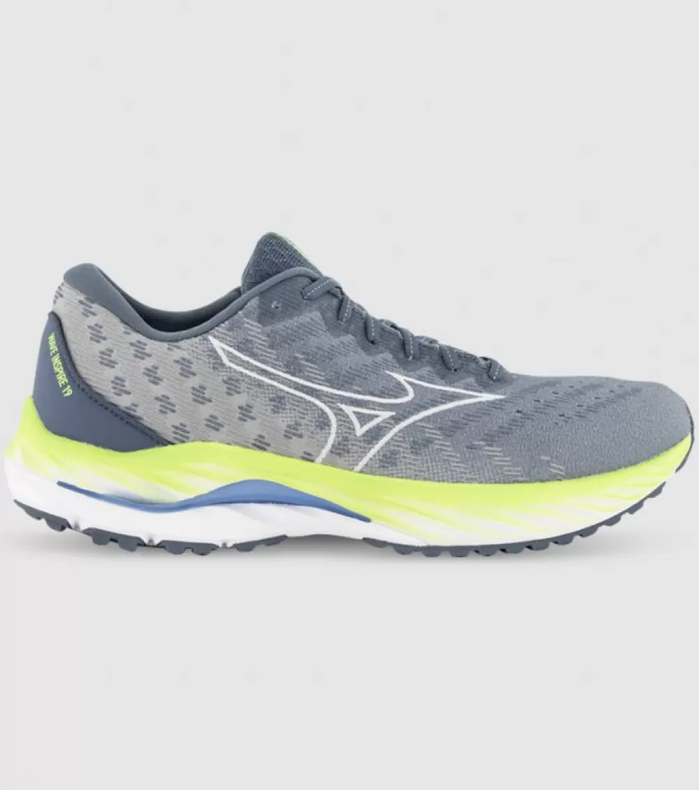 Online Mizuno Wave Inspire 19 Mens China Blue White Neon Green