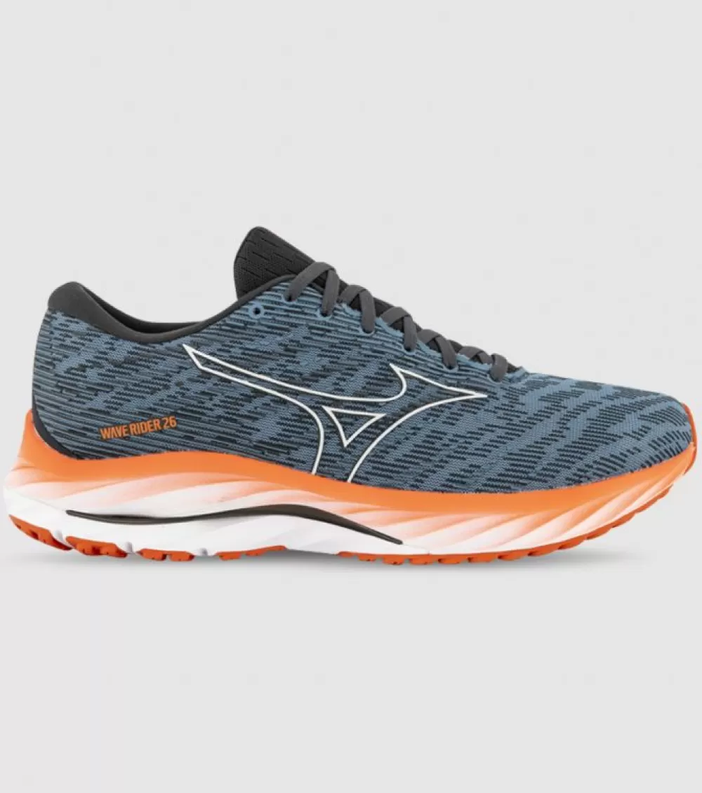 Outlet Mizuno Wave Rider 26 Mens Provincial Blue Nimbus Cloud Soleil