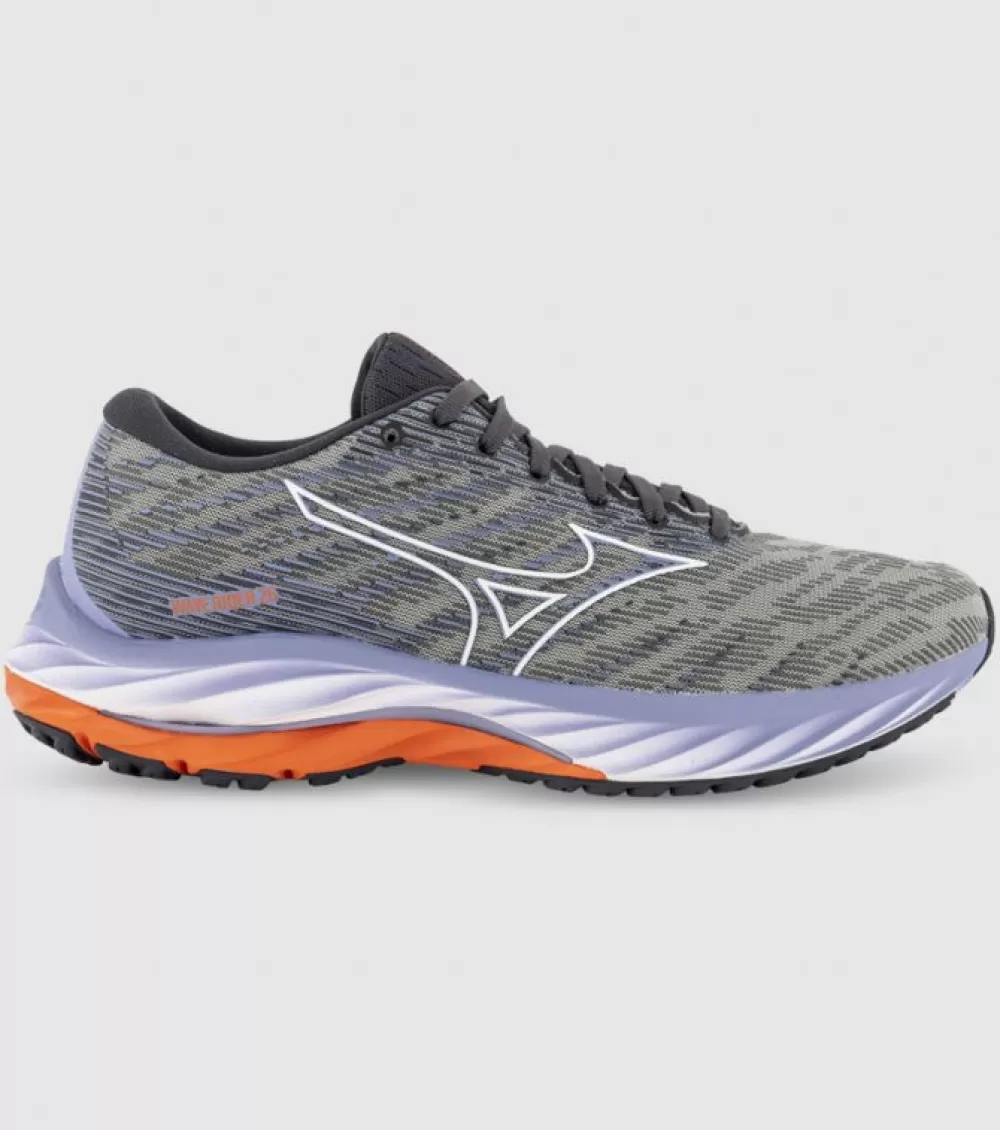 Outlet Mizuno Wave Rider 26 Womens Ultimate Gray White Purple Impression