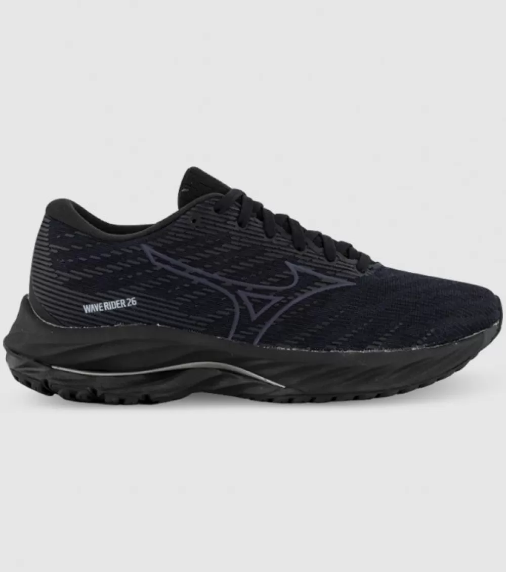 Hot Mizuno Wave Rider 26 Womens Night Sky Graystone Black