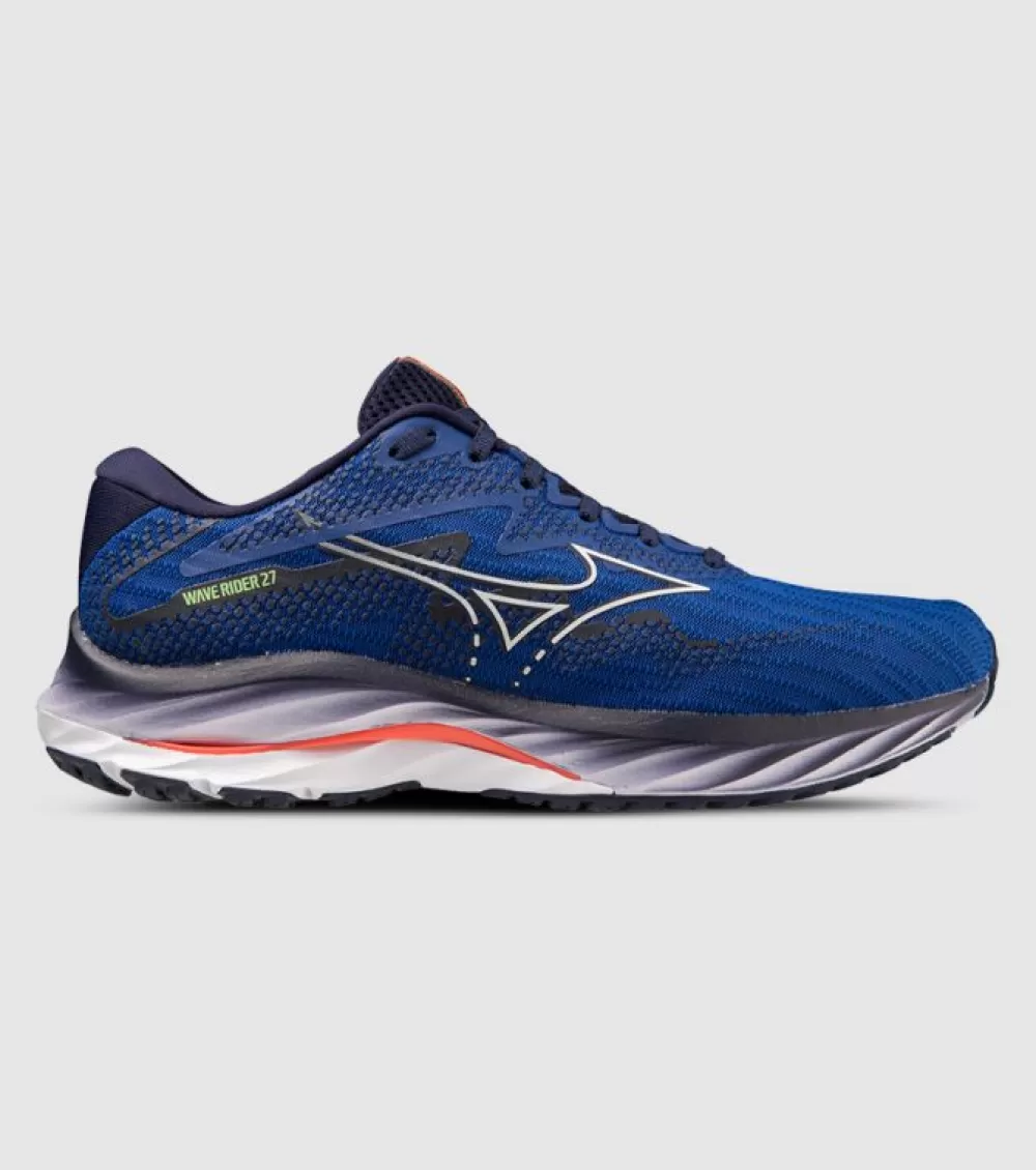 Online Mizuno Wave Rider 27 Mens Surf The Web White Neon Flame