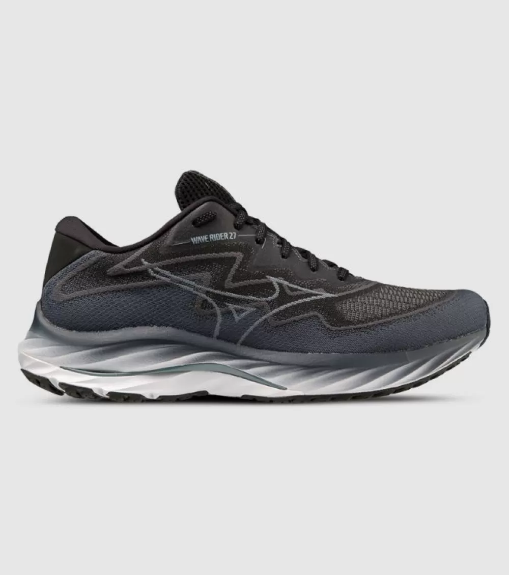 Sale Mizuno Wave Rider 27 Ssw Mens Ombre Blue Stormy Weather Black