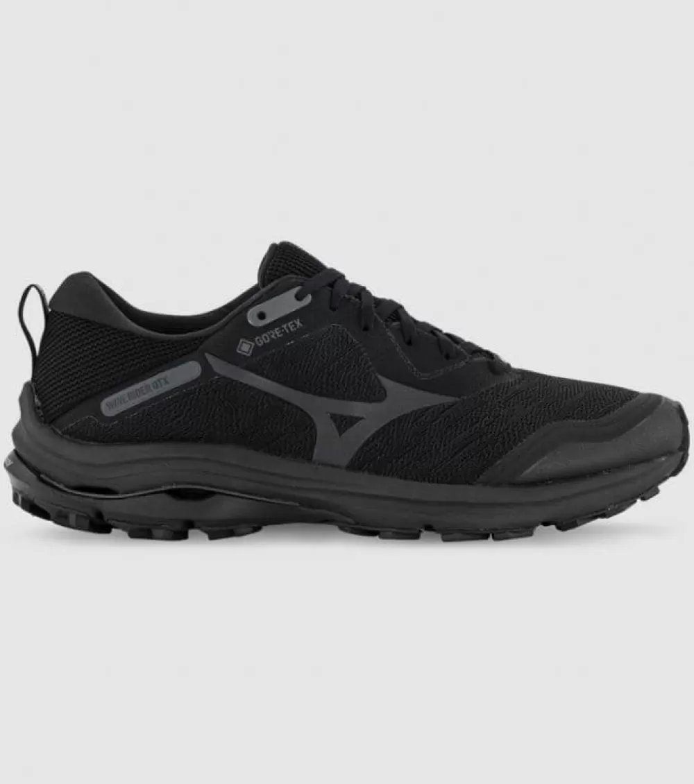 Flash Sale Mizuno Wave Rider Gore-Tex Womens Black Ebony Black