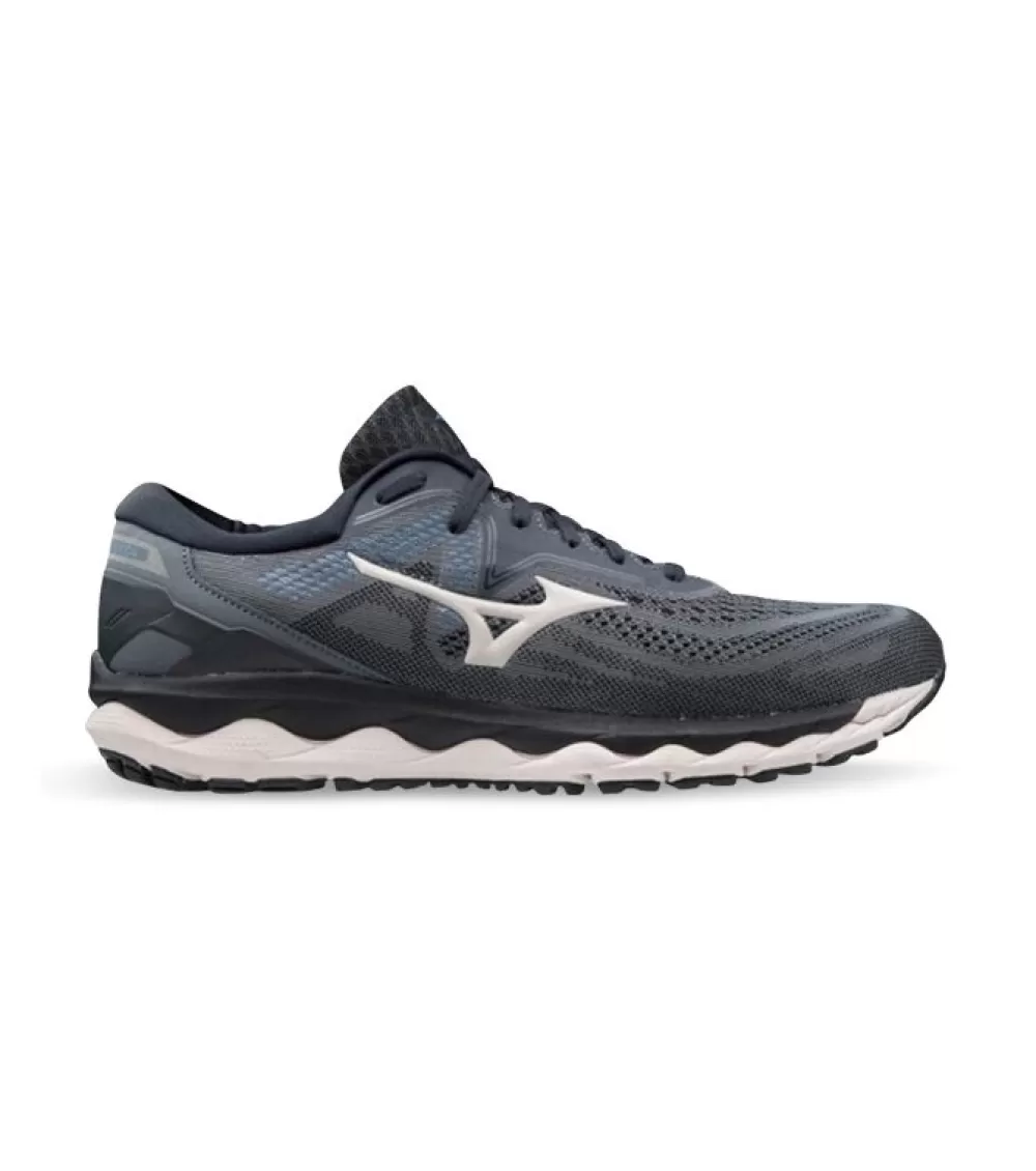 Hot Mizuno Wave Sky 4 Mens Castlerock Moonlight Blue