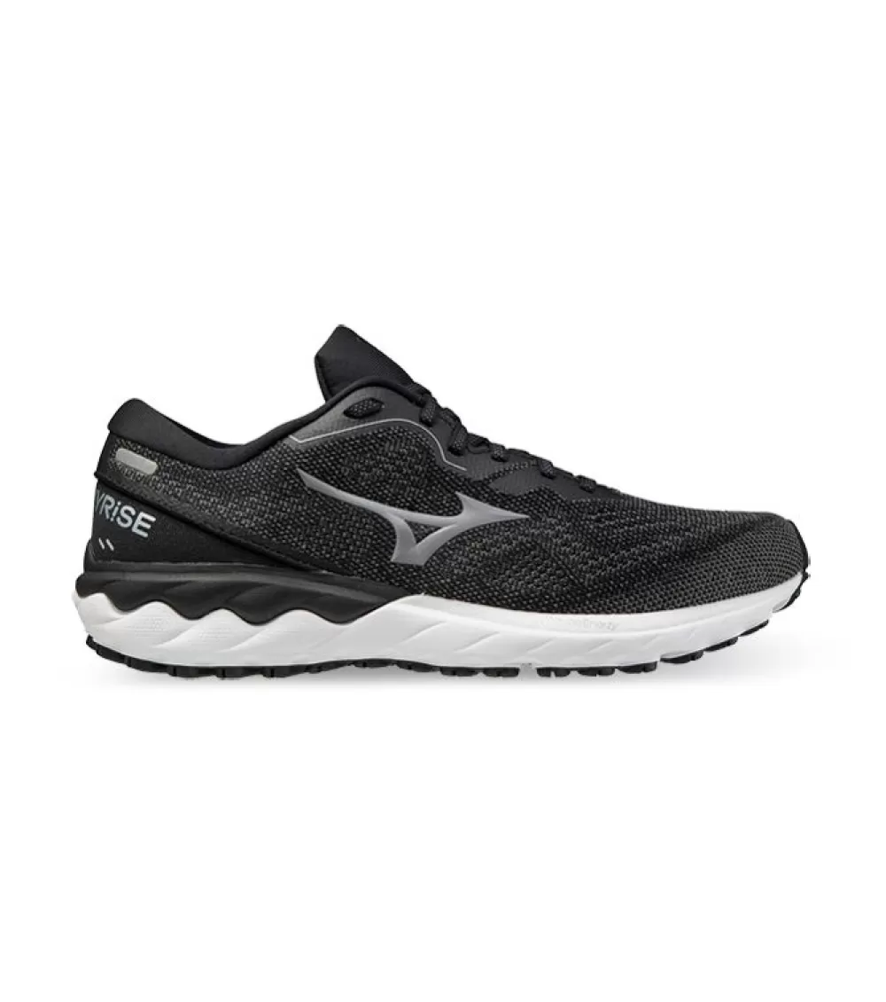 Online Mizuno Wave Skyrise 2 Mens Black Frost Gray White