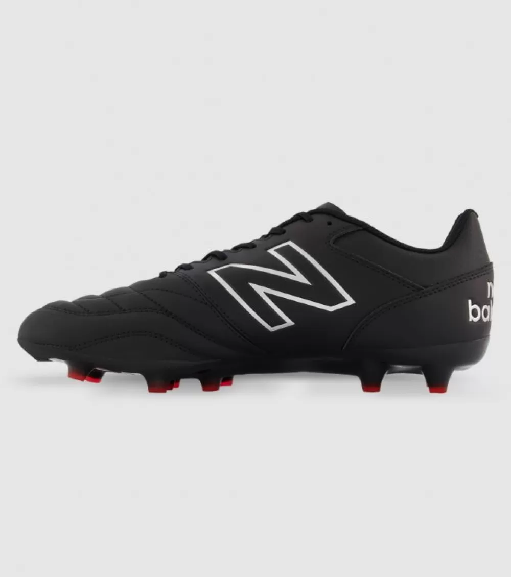 Flash Sale New Balance 442 V2 Academy Fg Mens Football Boots Black White Red