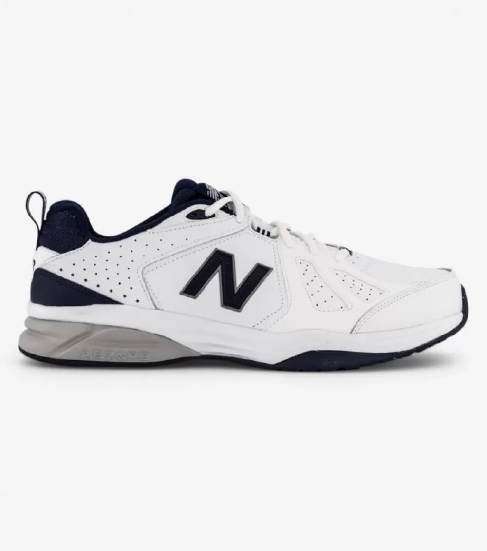 New New Balance 624 V5 (2E Wide) Mens White Navy