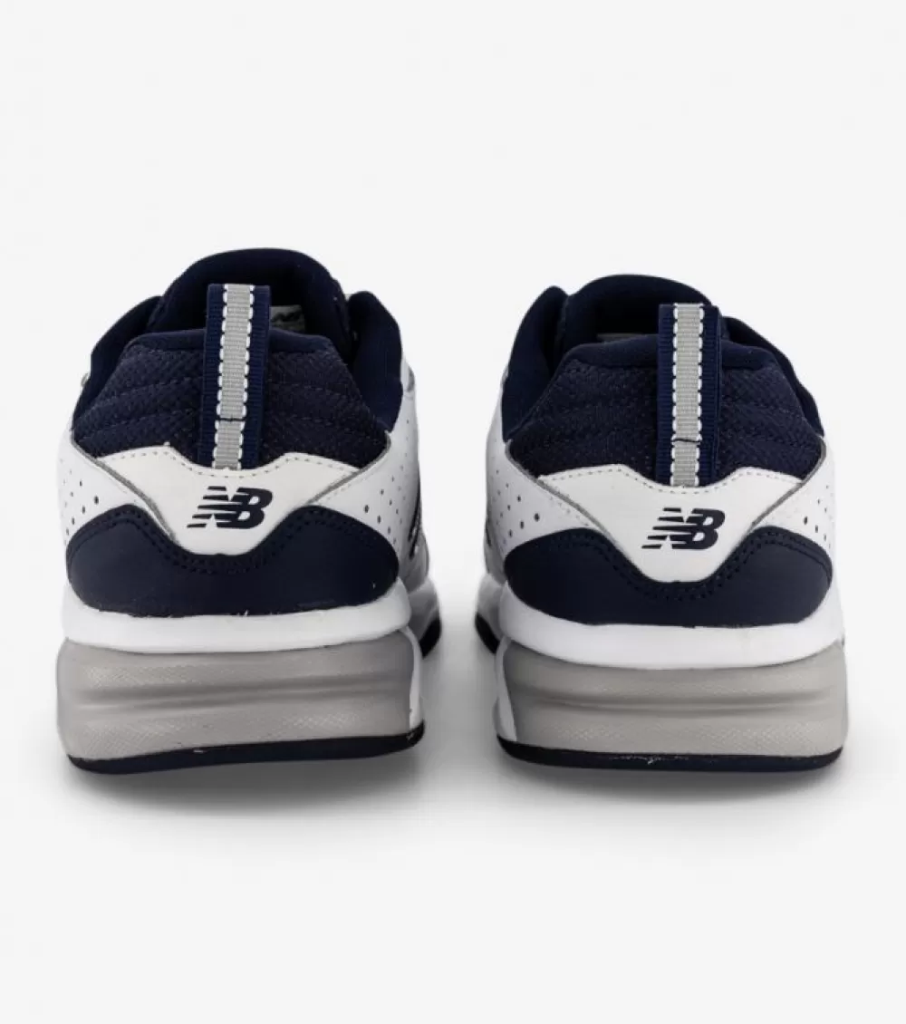 New New Balance 624 V5 (2E Wide) Mens White Navy