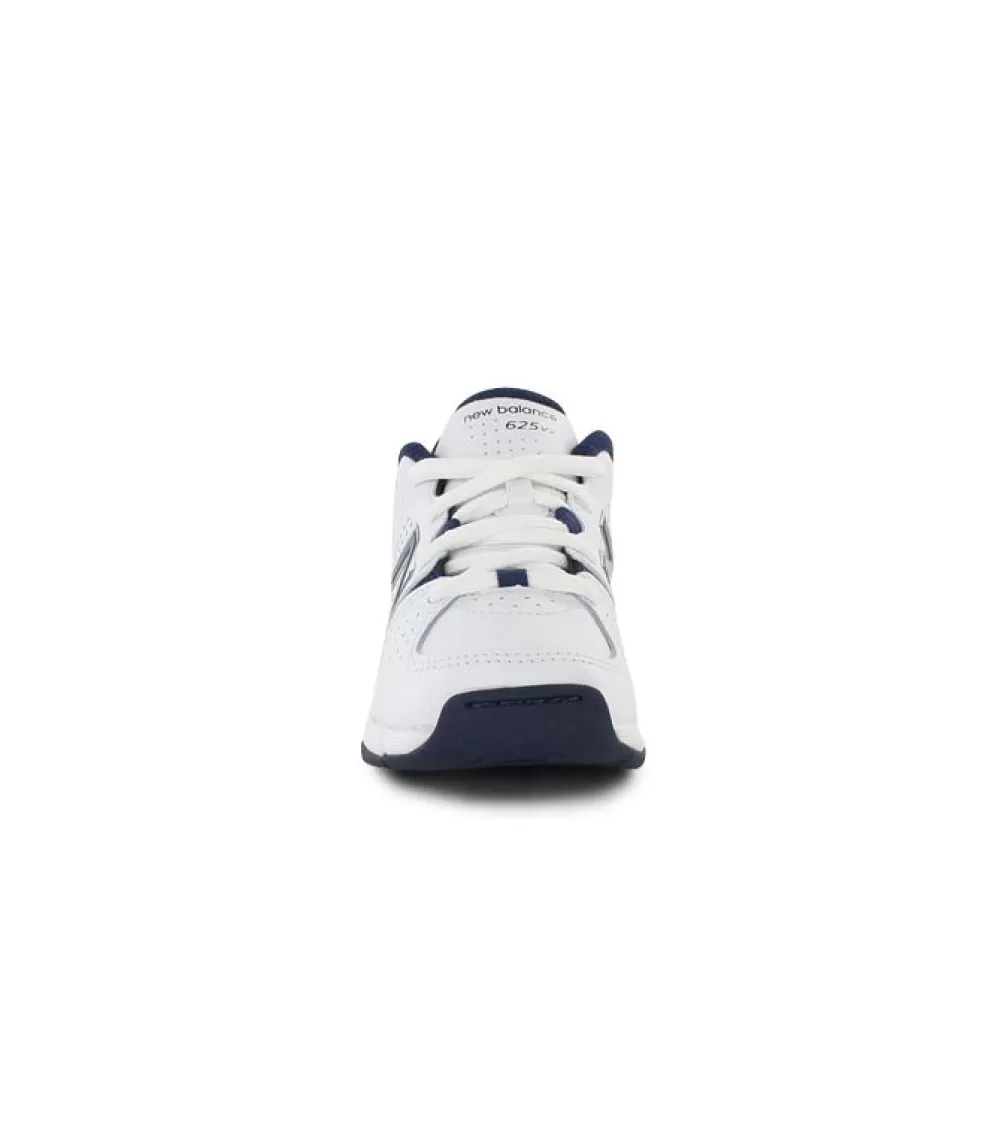 Store New Balance 625 Wide (Gs) Kids White Navy