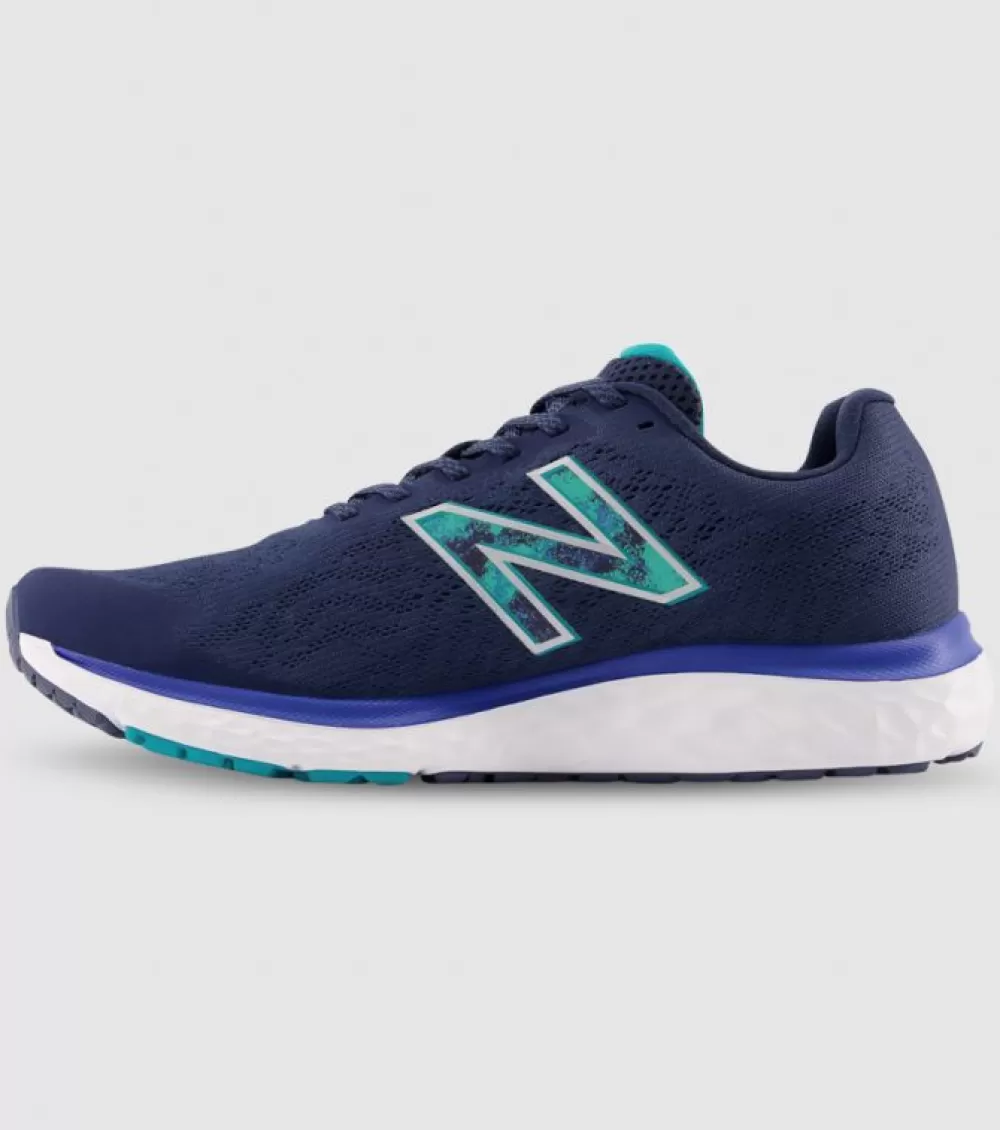 Discount New Balance 680 V7 (2E Wide) Mens Natural Indigo