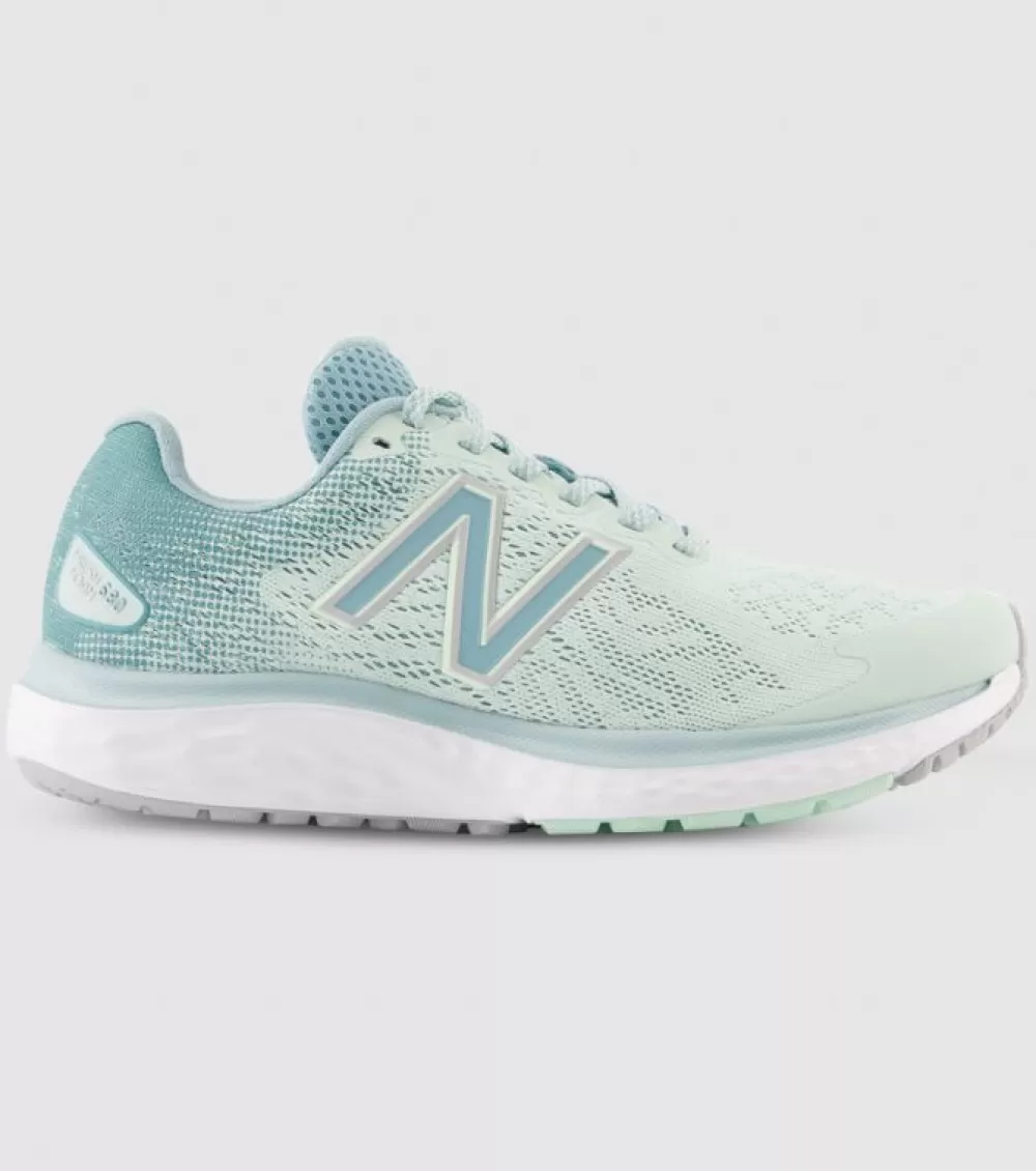 Discount New Balance 680 V7 (D Wide) Womens Light Moonstone