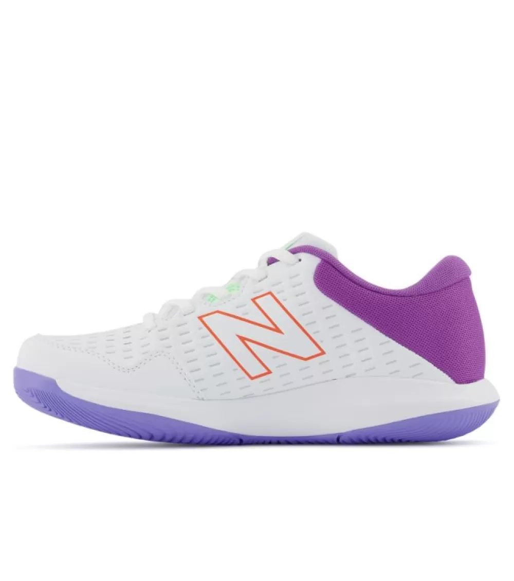 New New Balance 696 V4 (D Wide) Womens Tennis Shoes White