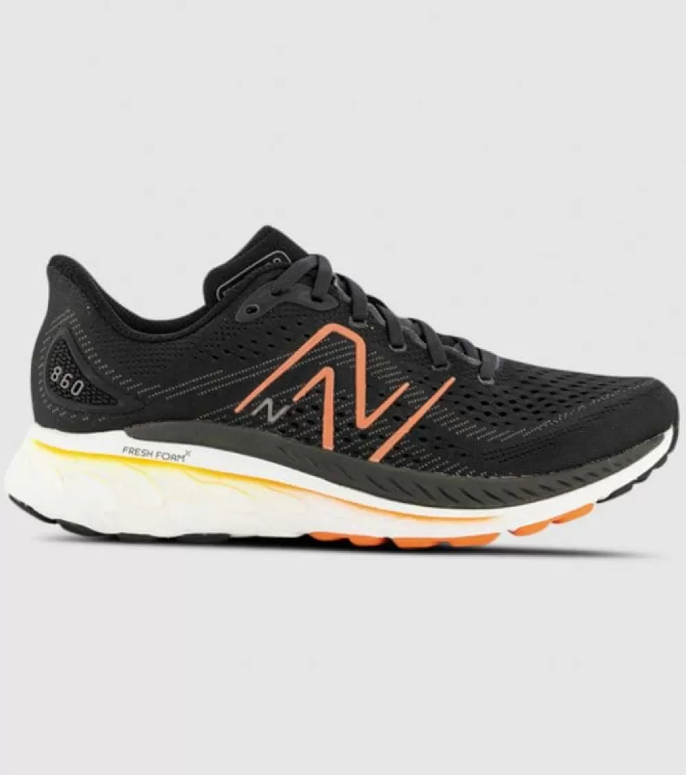 Sale New Balance 860 V13 (2E Wide) Mens Black Orange