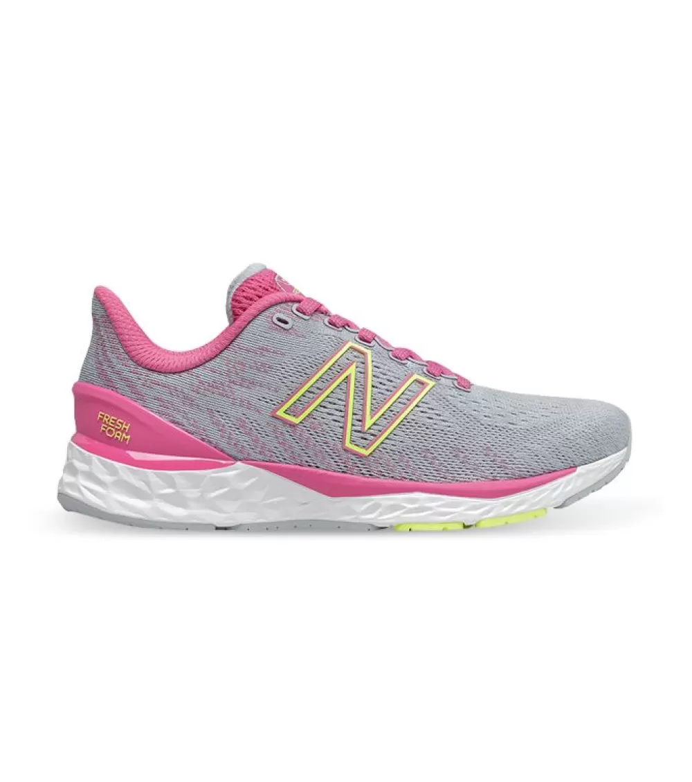 Shop New Balance 880 V11 (Gs) Kids Grey Pink