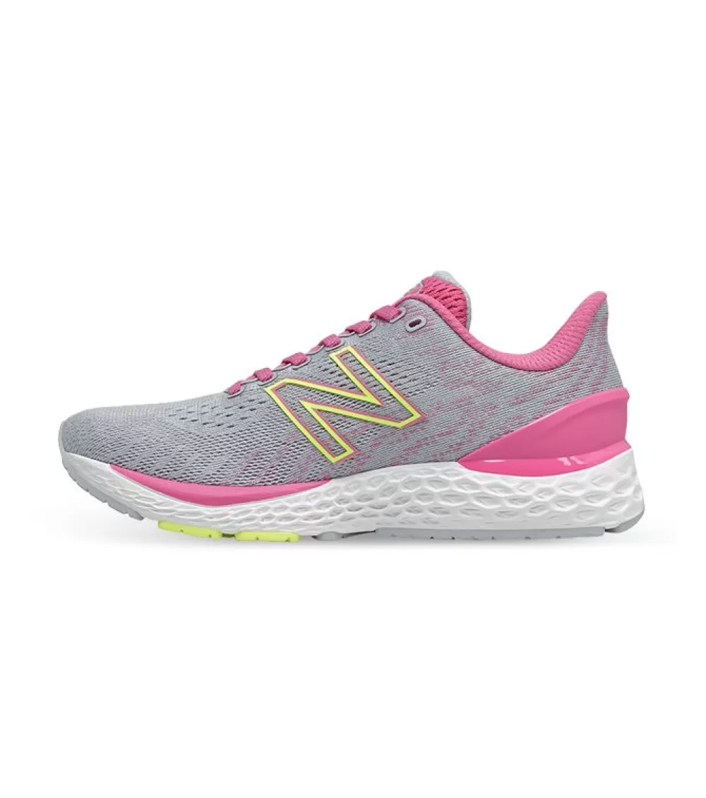 Shop New Balance 880 V11 (Gs) Kids Grey Pink