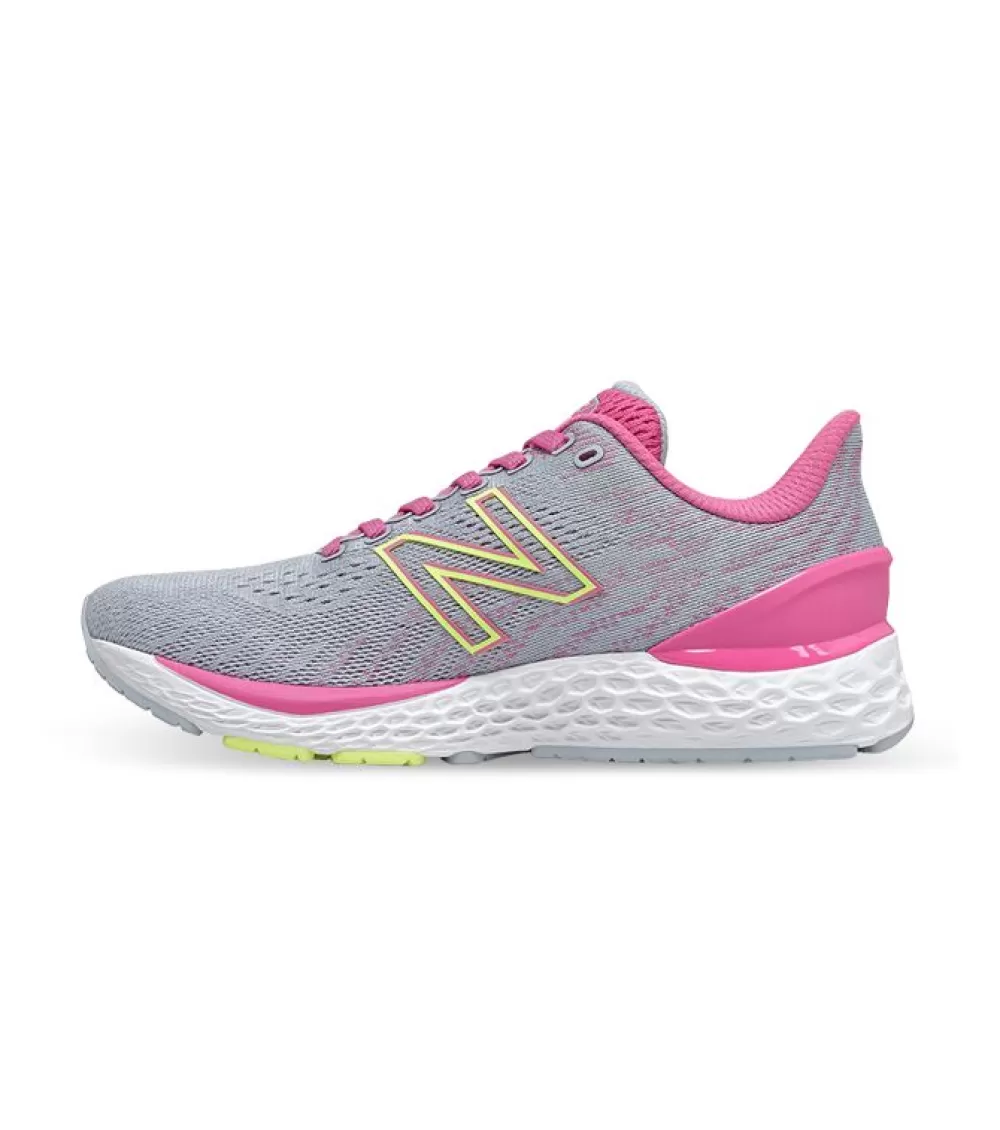 Hot New Balance 880 V11 (Ps) Kids Grey Pink