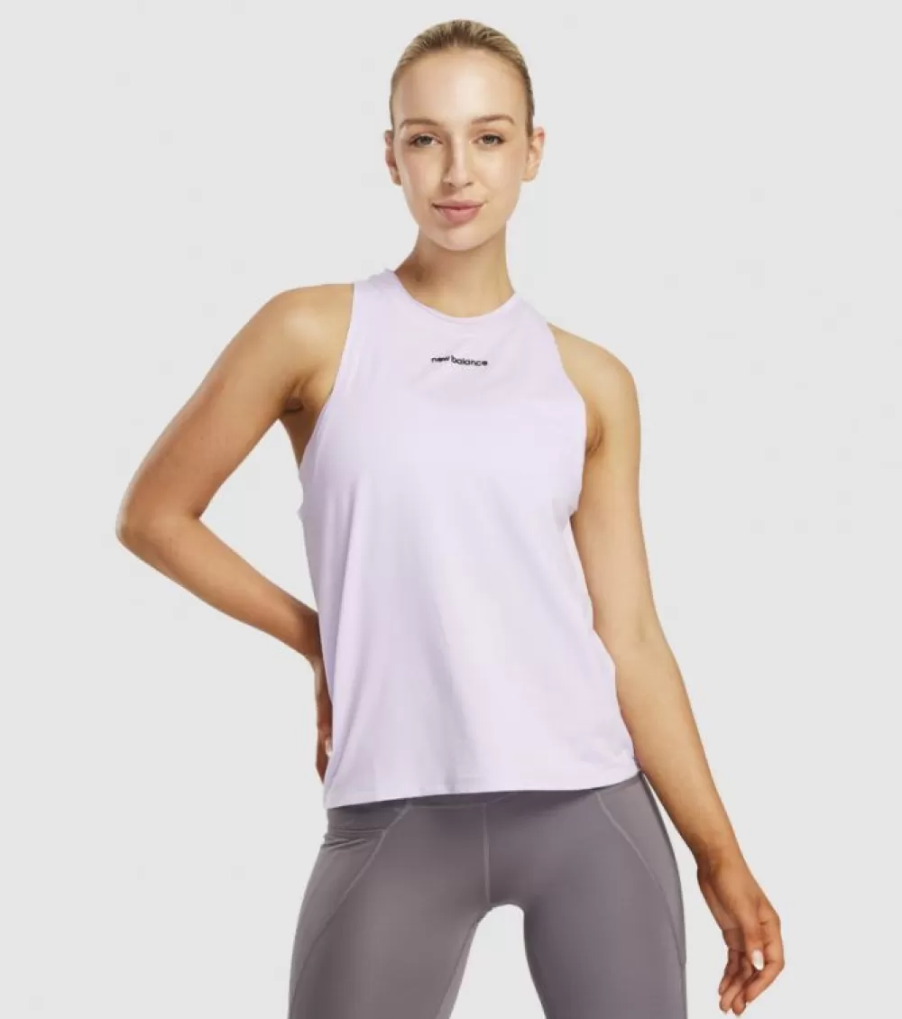 Online New Balance Achiever Tank Womens Cyber Lilac