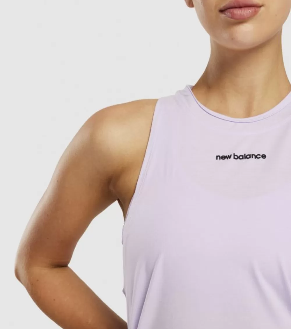 Online New Balance Achiever Tank Womens Cyber Lilac