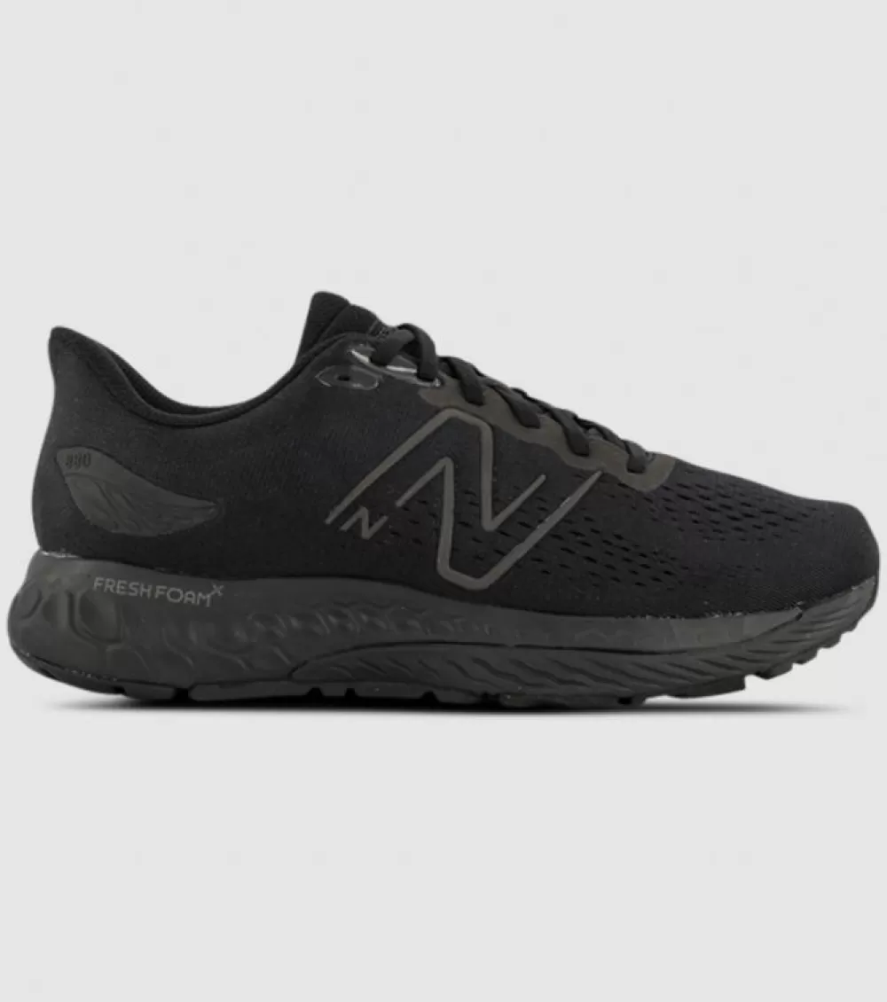 Clearance New Balance Fresh Foam 880 V12 (2E Wide) Mens Black Black