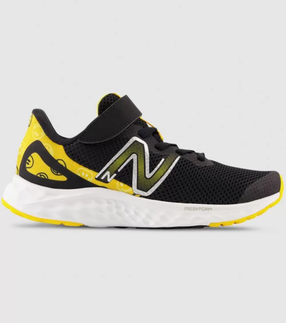 New New Balance Fresh Foam Arishi V4 (Ps) Kids Black Yellow