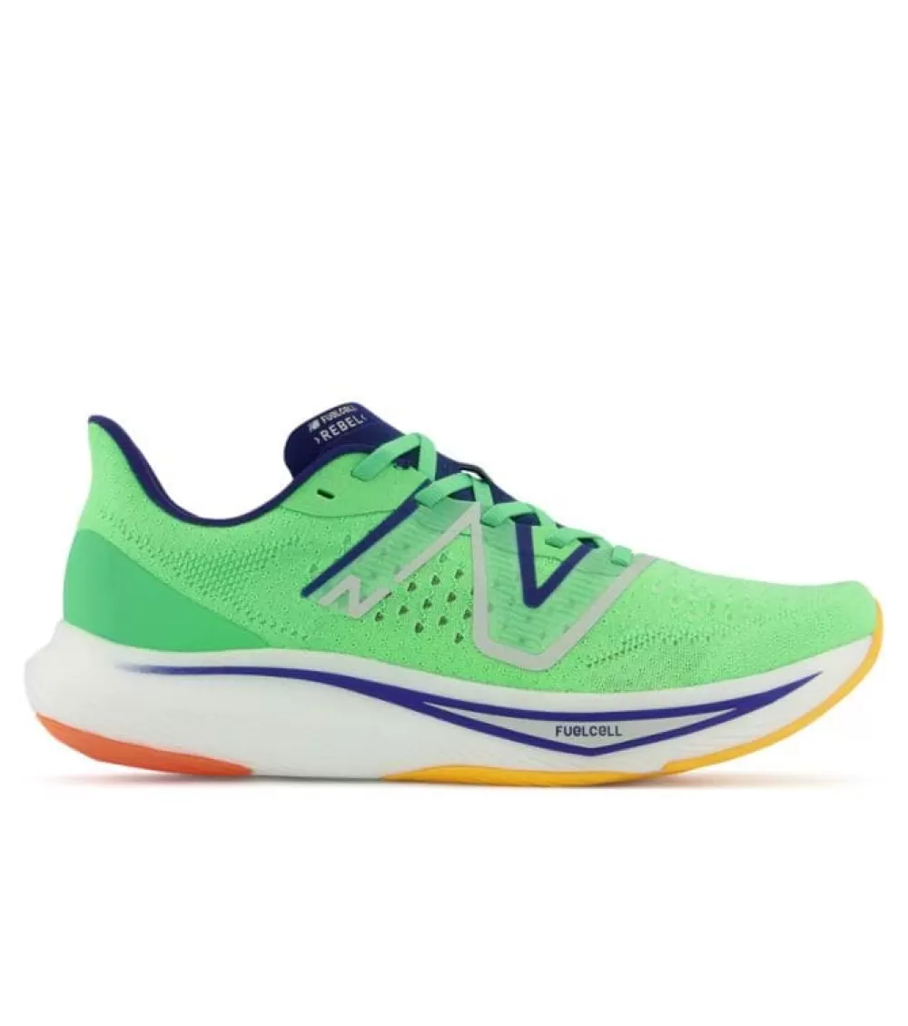 Shop New Balance Fuelcell Rebel V3 Mens Green