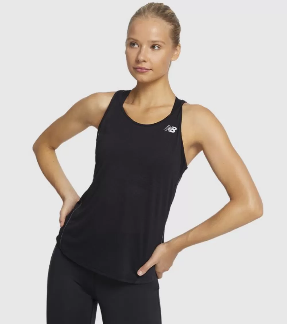 Clearance New Balance Impact Run Tank Womens Black