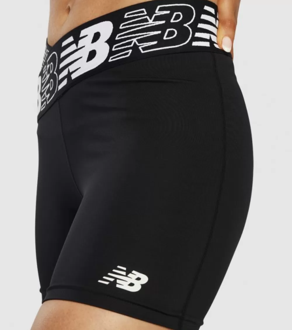 Online New Balance Relentless Fitted Short Womens Black