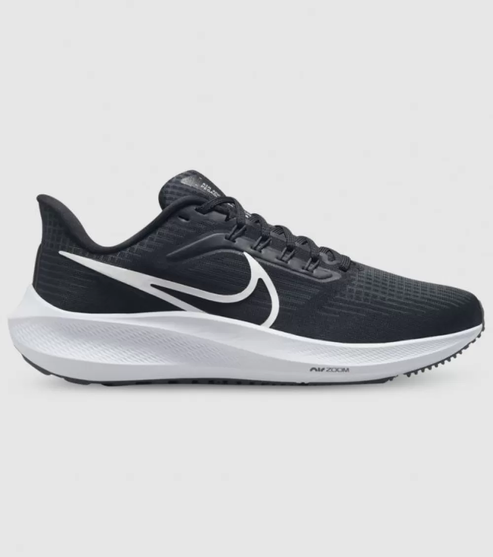 Shop Nike Air Zoom Pegasus 39 (D Wide) Womens Black White Dark Smoke Grey