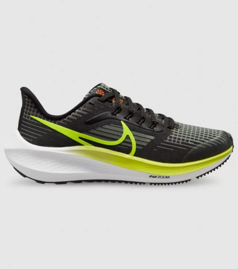 New Nike Air Zoom Pegasus 39 (Gs) Kids Black Volt Barely Volt Total Orange