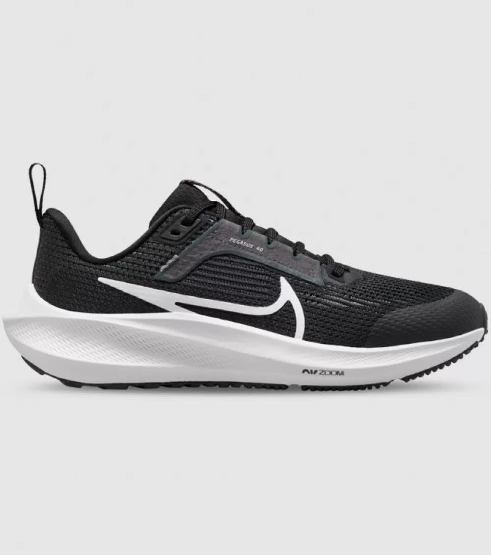 Outlet Nike Air Zoom Pegasus 40 (Gs) Kids Black White Iron Grey