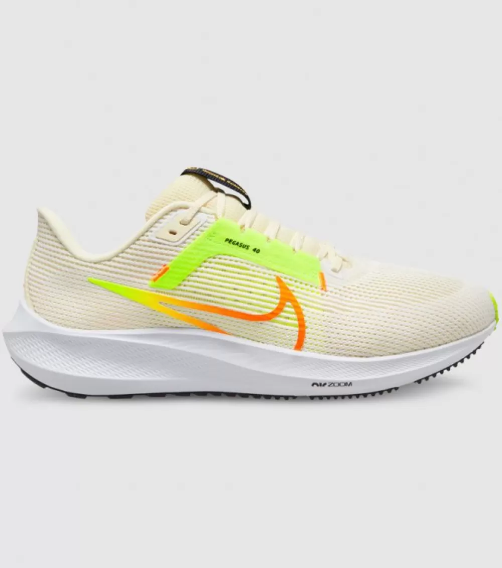 Sale Nike Air Zoom Pegasus 40 Mens White Multi Colour Coconut Milk Volt