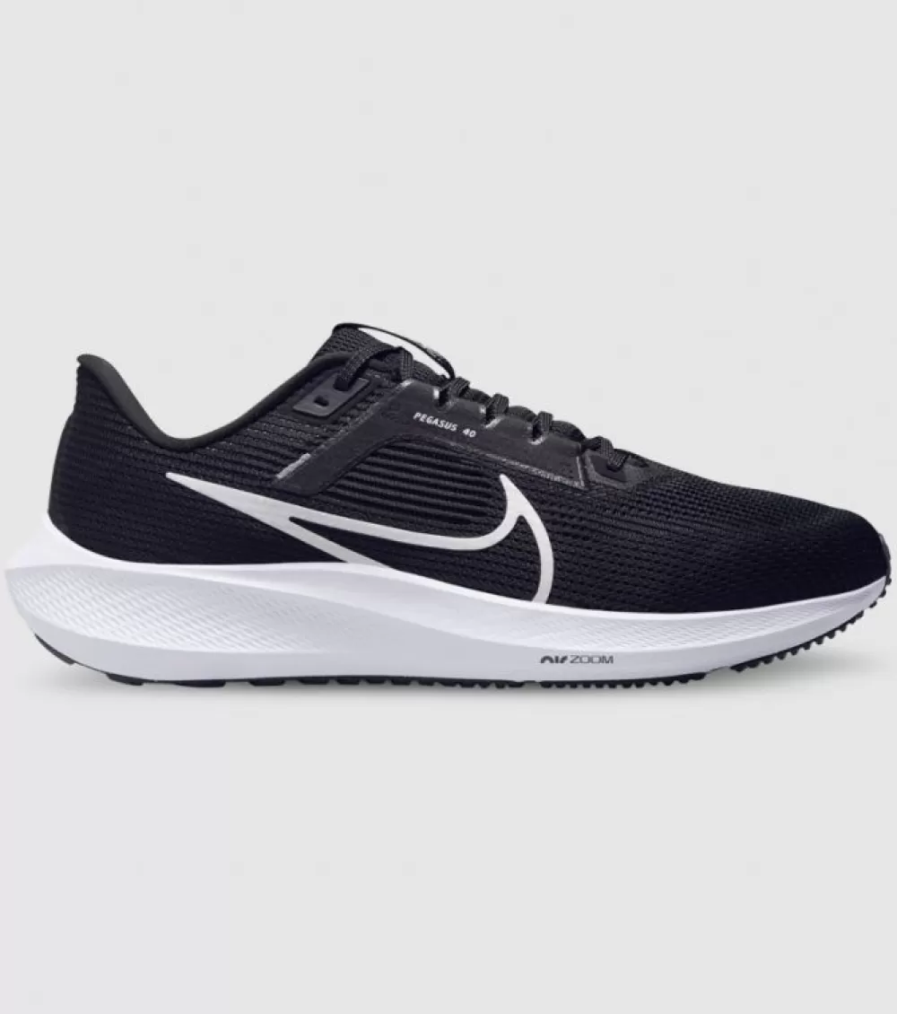 New Nike Air Zoom Pegasus 40 Mens Black White Iron Grey