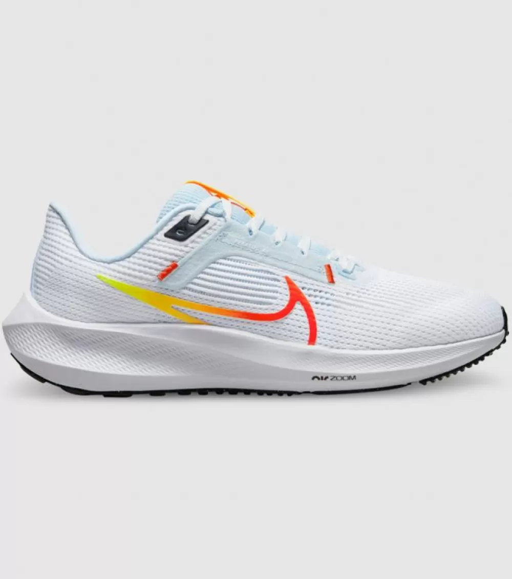 Shop Nike Air Zoom Pegasus 40 Womens White Picante Red Blue Tint Laser Orange