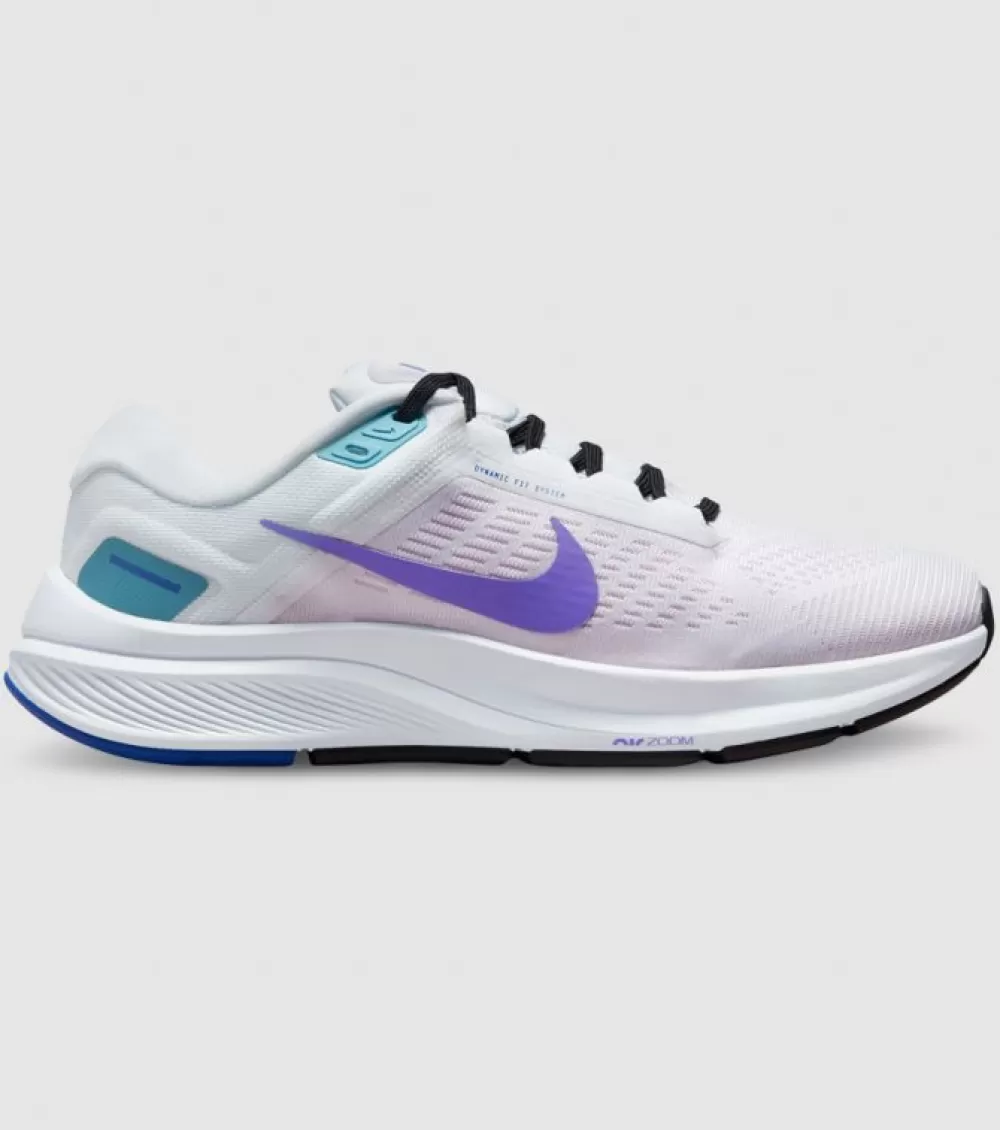 New Nike Air Zoom Structure 24 Womens White Psychic Purple Barely Grape