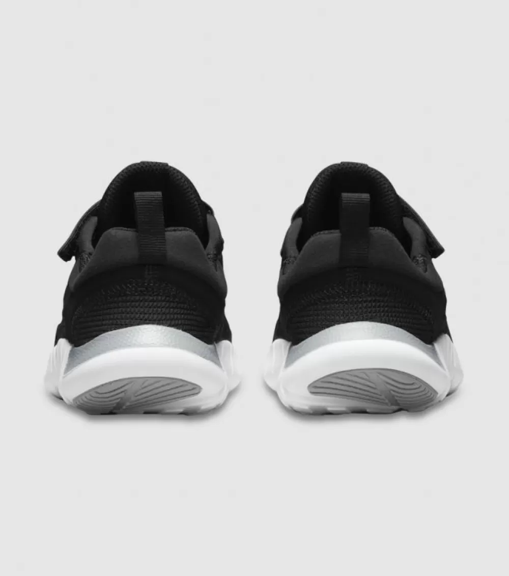 Discount Nike Free Run 2021 (Ps) Kids Black White Dark Smoke Grey