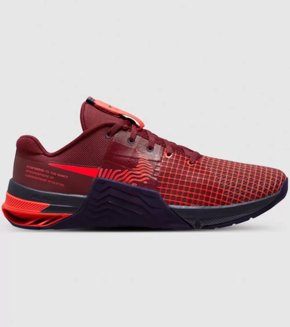 Discount Nike Metcon 8 Mens Team Red Bright Crimson Cave Purple